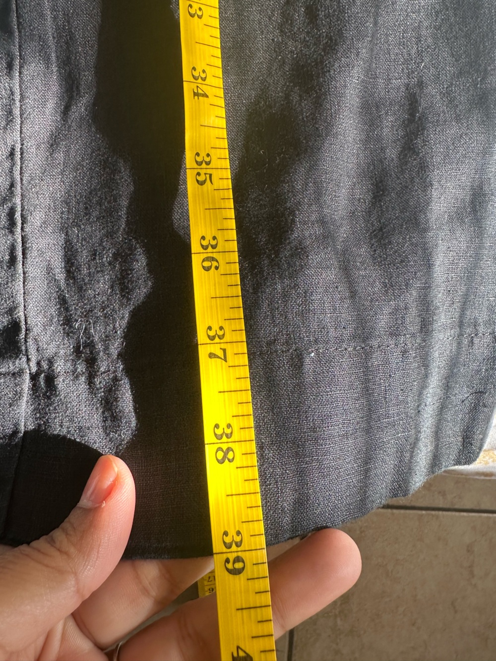 Quince Black Men's Relaxed Drawstring Joggers - Picture 7 of 8